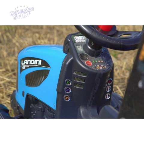 FALK Traktor Landini na pedały z przyczepą Niebieski od 3 lat FALK Traktor Landini na pedały z przyczepą Niebieski od 3 lat