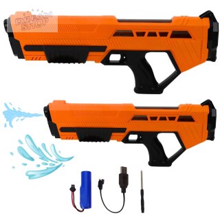 Pistolet Karabin Na Wodę Elektryczny Automatyczny Pomarańczowy