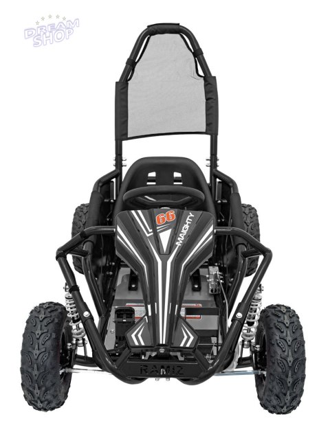 Pojazd Gokart Elektryczny MIGHTY Czarny Pojazd Gokart Elektryczny MIGHTY Czarny