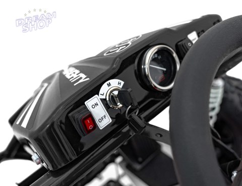 Pojazd Gokart Elektryczny MIGHTY Czarny Pojazd Gokart Elektryczny MIGHTY Czarny
