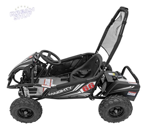 Pojazd Gokart Elektryczny MIGHTY Czarny Pojazd Gokart Elektryczny MIGHTY Czarny
