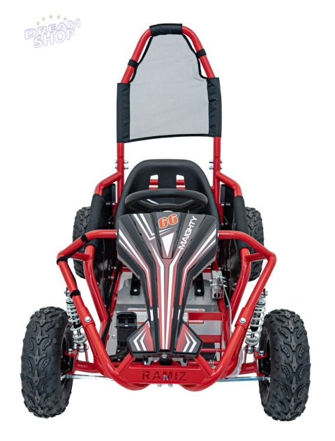 Pojazd Gokart Elektryczny MIGHTY Czerwony Pojazd Gokart Elektryczny MIGHTY Czerwony