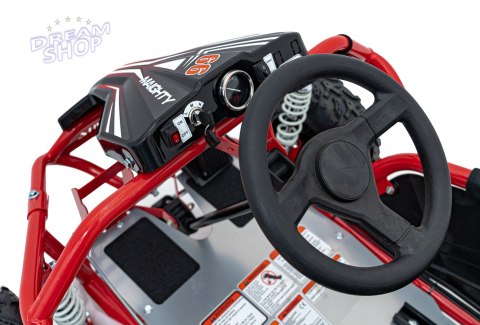 Pojazd Gokart Elektryczny MIGHTY Czerwony Pojazd Gokart Elektryczny MIGHTY Czerwony