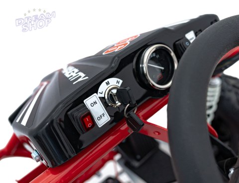 Pojazd Gokart Elektryczny MIGHTY Czerwony Pojazd Gokart Elektryczny MIGHTY Czerwony
