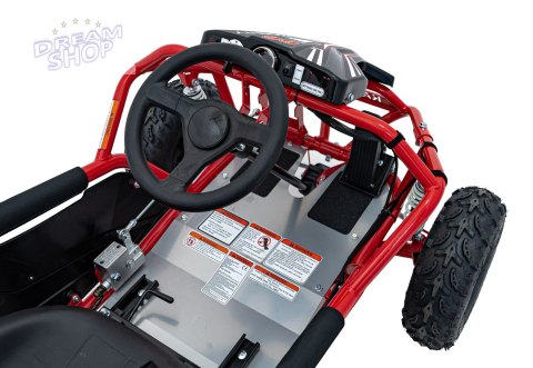 Pojazd Gokart Elektryczny MIGHTY Czerwony Pojazd Gokart Elektryczny MIGHTY Czerwony