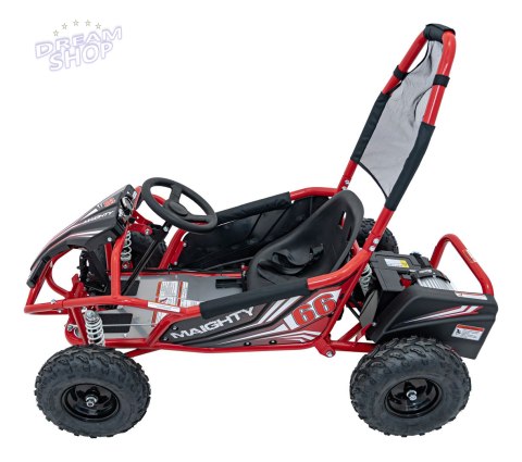 Pojazd Gokart Elektryczny MIGHTY Czerwony Pojazd Gokart Elektryczny MIGHTY Czerwony