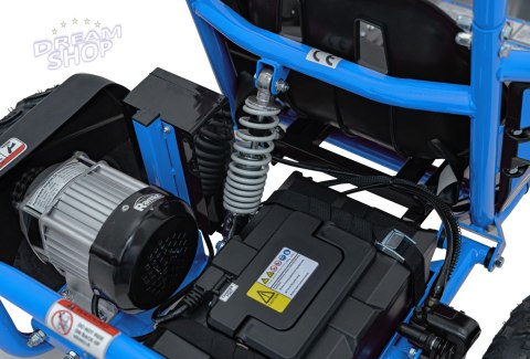 Pojazd Gokart Elektryczny MIGHTY Niebieski Pojazd Gokart Elektryczny MIGHTY Niebieski