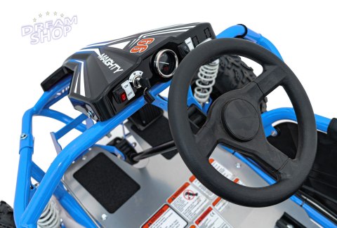 Pojazd Gokart Elektryczny MIGHTY Niebieski Pojazd Gokart Elektryczny MIGHTY Niebieski