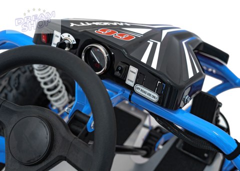 Pojazd Gokart Elektryczny MIGHTY Niebieski Pojazd Gokart Elektryczny MIGHTY Niebieski