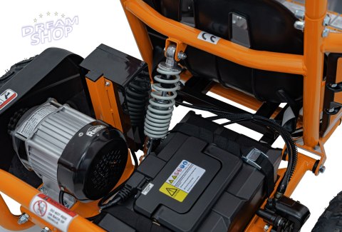 Pojazd Gokart Elektryczny MIGHTY Pomarańczowy Pojazd Gokart Elektryczny MIGHTY Pomarańczowy
