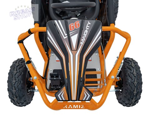 Pojazd Gokart Elektryczny MIGHTY Pomarańczowy Pojazd Gokart Elektryczny MIGHTY Pomarańczowy