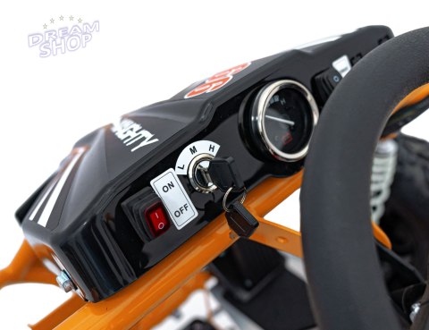 Pojazd Gokart Elektryczny MIGHTY Pomarańczowy Pojazd Gokart Elektryczny MIGHTY Pomarańczowy