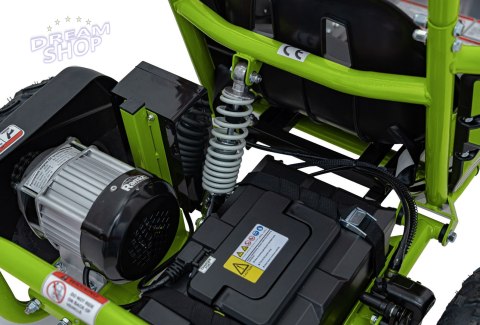 Pojazd Gokart Elektryczny MIGHTY Zielony Pojazd Gokart Elektryczny MIGHTY Zielony