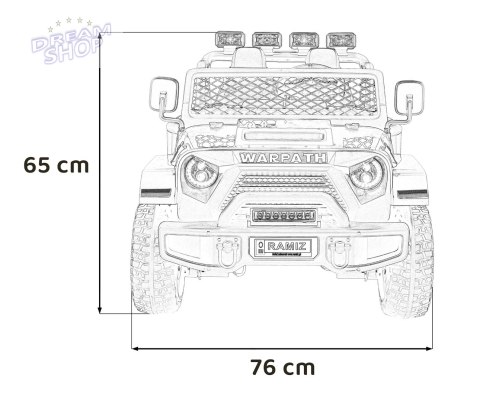 Pojazd Off Road MONSTER Zielony Pojazd Off Road MONSTER Zielony