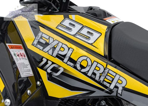 Pojazd Quad Spalinowy 110CC EXPLORER Żółty Pojazd Quad Spalinowy 110CC EXPLORER Żółty
