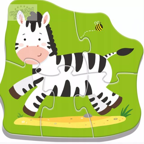 Puzzle Baby Classic Zwierzątka na safari TREFL 36073 Puzzle Baby Classic Zwierzątka na safari TREFL 36073