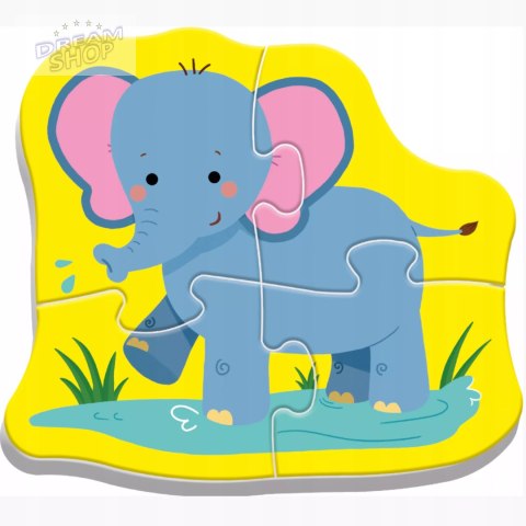 Puzzle Baby Classic Zwierzątka na safari TREFL 36073 Puzzle Baby Classic Zwierzątka na safari TREFL 36073