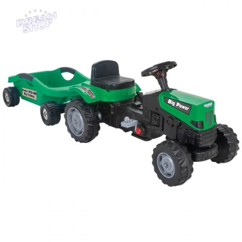 WOOPIE Traktor na Pedały Big PowerTrac z Przyczepą XXL WOOPIE Traktor na Pedały Big PowerTrac z Przyczepą XXL