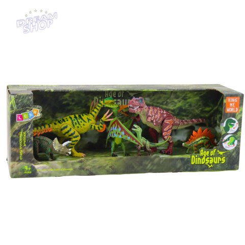 Zestaw Figurek Dinozaury Ruchome Nogi Paszcze 6szt Zestaw Figurek Dinozaury Ruchome Nogi Paszcze 6szt