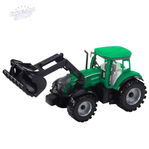 Zestaw Traktor Z Ładowaczem i Prasą Rolniczą Zielony Zestaw Traktor Z Ładowaczem i Prasą Rolniczą Zielony