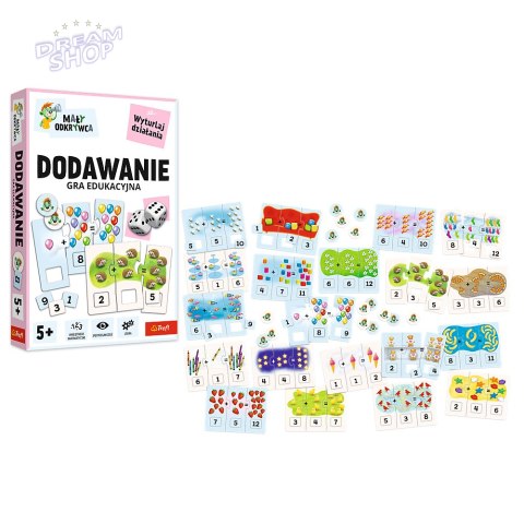 GRA - Dodawanie/Mały Odkrywca Trefl 02805 GRA - Dodawanie/Mały Odkrywca Trefl 02805