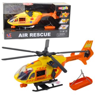 Helikopter Ratunkowy Hak Nosze Światła Dźwięki Pomarańczowy 1:12