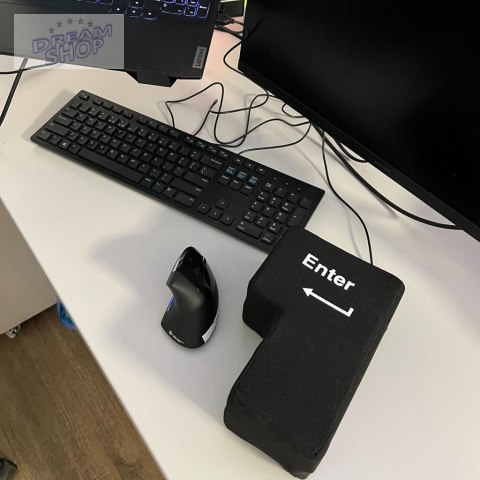 Klawisz ENTER antystresowa poduszka USB