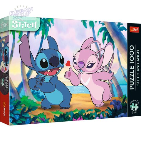 Puzzle - 1000 Premium Plus - Stitch and Angel Trefl 12079 Puzzle - 1000 Premium Plus - Stitch and Angel Trefl 12079