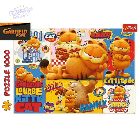 Puzzle - 1000 - Przygody Garfielda - Garfield Trefl 10935 Puzzle - 1000 - Przygody Garfielda - Garfield Trefl 10935