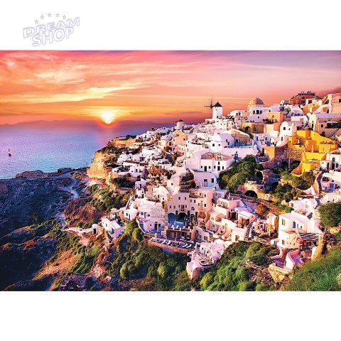 Puzzle - 1000 - Zachód słońca nad Santorini - 500 px - Trefl 10435 Puzzle - 1000 - Zachód słońca nad Santorini - 500 px - Trefl 10435
