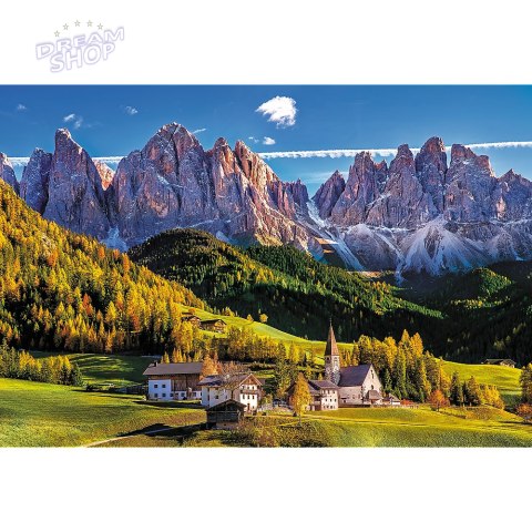Puzzle - 1500 - Dolina Val di Funes, Dolomity, Włochy Trefl 26163 Puzzle - 1500 - Dolina Val di Funes, Dolomity, Włochy Trefl 26163