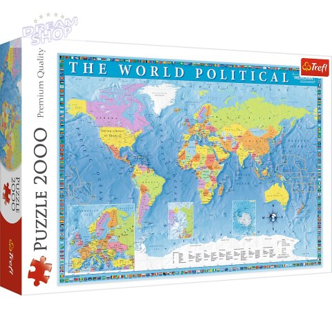 Puzzle - 2000 - Polityczna mapa świata - 27099