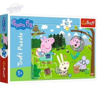 Puzzle - 30 - Leśna wyprawa - Peppa Pig Trefl 18245