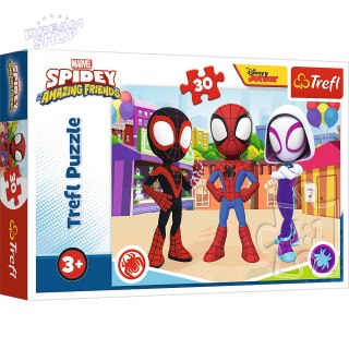 Puzzle - 30 - Przygody Spiday"a i przyjaciół - Trefl 18285