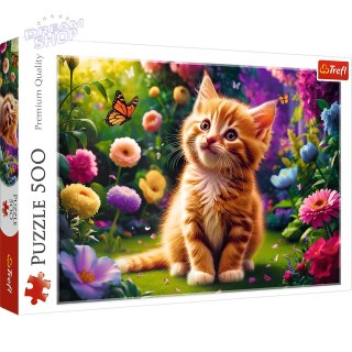 Puzzle - 500 - Uroczy kotek Trefl 37525