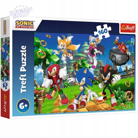 Puzzle Sonic 160 el. Sonic i przyjaciele Trefl 15421 Puzzle Sonic 160 el. Sonic i przyjaciele Trefl 15421