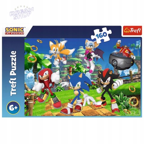Puzzle Sonic 160 el. Sonic i przyjaciele Trefl 15421 Puzzle Sonic 160 el. Sonic i przyjaciele Trefl 15421