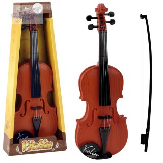 Skrzypce Instrument Dla Dzieci Smyczek Ciemny Brązowy