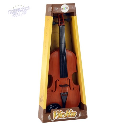 Skrzypce Instrument Dla Dzieci Smyczek Ciemny Brązowy