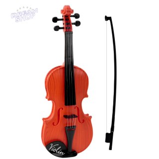 Skrzypce Instrument Dla Dzieci Smyczek Jasny Brązowy