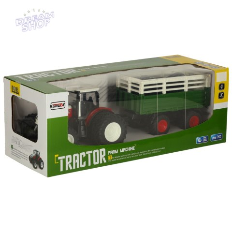 Traktor RC ciągnik rolniczy z przyczepą 2,4G 3,7V 500mAh