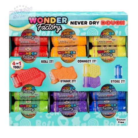 Wonder Factory Never Dry Dough Singles (36szt)