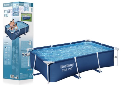 Basen Ogrodowy Stelażowy 259 x 170 x 61cm Bestway 56403