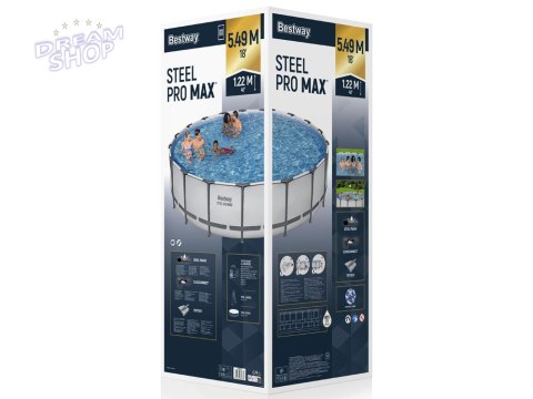 Bestway Basen STELAŻOWY 549x122cm 11w1 56462