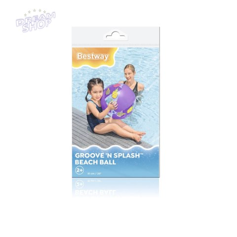 Dmuchana Piłka Fioletowa 51 cm Bestway 31036 Dmuchana Piłka Fioletowa 51 cm Bestway 31036