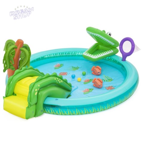Dmuchany Plan Zabaw Krokodyl 224 x 181 x 72 cm Bestway 53166 Dmuchany Plan Zabaw Krokodyl 224 x 181 x 72 cm Bestway 53166