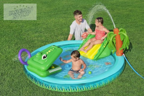 Dmuchany Plan Zabaw Krokodyl 224 x 181 x 72 cm Bestway 53166 Dmuchany Plan Zabaw Krokodyl 224 x 181 x 72 cm Bestway 53166