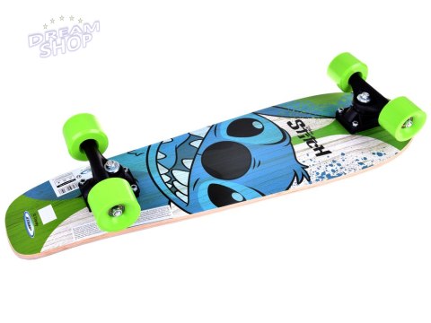Drewniana deskorolka dla dzieci Disney STITCH do 50 kg SP0843 Drewniana deskorolka dla dzieci Disney STITCH do 50 kg SP0843