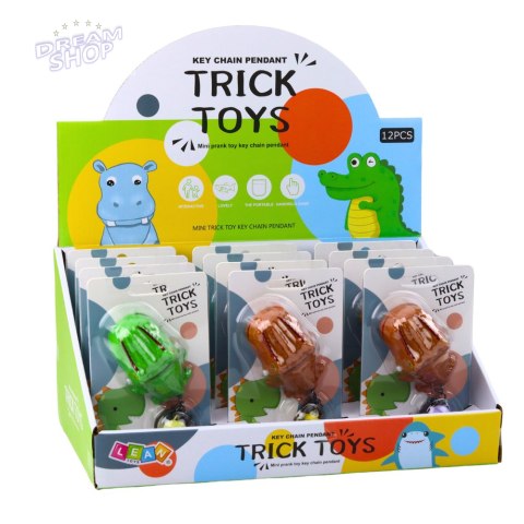 Gra Zręcznościowa Dentysta Dinozaur Brelok Zawieszka 2w1 Gra Zręcznościowa Dentysta Dinozaur Brelok Zawieszka 2w1