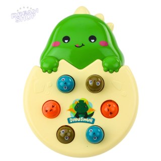 Gra Zrecznościowa Mini Whack A Mole Dinozaur W Jajku Zielony